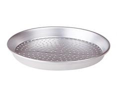 Ollas Agnelli PastelerÃ­a y Pizza Molde Redondo de aleaciÃ³n 3003Â Perforada, Aluminio