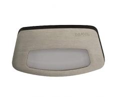 Zamel Ledix - Aplique de pared LED, metal, acero