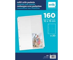 Recambio Album Foto De 40 PÃ¡ginas De 4 Bolsillos 10X15Cm