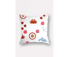 Lulu Home - Funda de Almohada, Multicolor, 45 x 45 cm