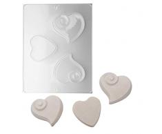 efco 9500014 - Juego de moldes para galletas (3 unidades, DIN A4), diseÃ±o de corazÃ³n