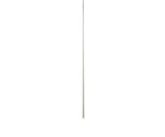 Lámpara colgante empotrada, 1 led 2, 1W, con difusor de vidrio prensado, serie Slim, color negro, 2,6 x 16 x 100 centÃmetros (referencia: 092503/10)