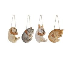 Figura Decorativa de la Marca DKD Home Decor Resina (11 x 9.5 x 24.5 cm) (4 Piezas) (Referencia: S3026827)