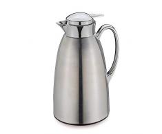Cilio Venezia - Jarra tÃ©rmica (Acero Inoxidable Pulido, 1 L), Color Plateado