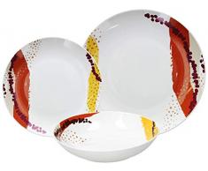 Tognana ME070185586 Dakar - Vajilla (18 piezas, porcelana)
