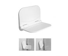 FERIDRAS Comfort Taburete Ducha a Ribalta, Blanco, 9 x 31 x 40 cm