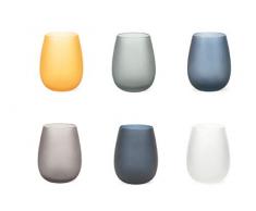 Villa dEste Home Tivoli 5903529 - Juego de 6 vasos de agua de cristal