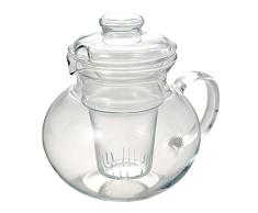 Simax Glassware 3403/F Eva - Caño para tetera (4 tazas, con filtro de vidrio)
