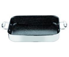 Mepra Glamour Stone Fuente de Horno, 35 x 25 cm, Acero Inoxidable 18/10