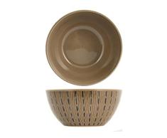 H&H 7946502 Plato hondo Tahiti, Stoneware Decorado, 15 cm