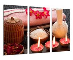 Poster FotogrÃ¡fico Relax, Velas, Relajacion, Zen TamaÃ±o total: 97 x 62 cm XXL