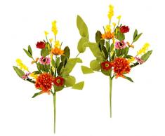 Rama Decorativa de Gerbera Dahlia, Flores Artificiales, Rama de Flores Artificiales, Flores de Seda, Rama, decoración de Flores, Ramo de Boda, Ramo de Flores