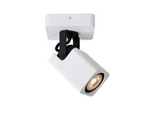 LUCIDE Roax â Foco de Techo â LED Dim. -GU10-1 x 5 W 3000 K. GU10, Blanco, 8 x 8 x 16 cm