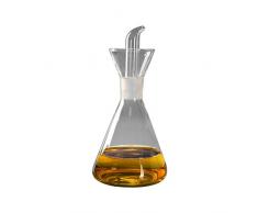 DONREGALOWEB Aceitera de Cristal con Forma conica de 500ml de Capacidad y tapÃ³n antigoteo