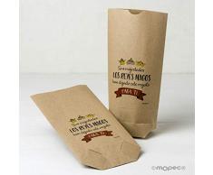 Mopec Original y Creativa Bolsa de Regalo, MarrÃ³n, Talla Ãºnica