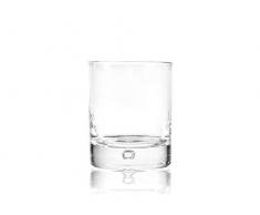 Bormioli Rosco 092622 Barglass - Juego de 6 vasos de whisky de cristal, transparente, 27 cl
