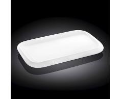 Wilmax WL-992660/A - Plato para servir (porcelana, 25,5 x 15 cm), color blanco