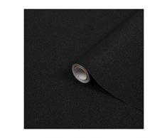 d-c-fix vinilo adhesivo muebles Negro brillo autoadhesivo impermeable decorativo para cocina, armario, puerta, mesa papel forrar rollo láminas 45 cm x 1,5 m