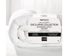 Night Comfort Exclusive Collection - Edredón de Verano de 3 TOG, tamaño King, Microfibra hipoalergénica con Relleno de Fibra Hueca esponjosa para Ropa de Cama de Lujo