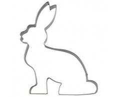 Staedter Sentado Conejo Cortador de Galletas, Plata, Acero Inoxidable, Plateado, 6,5 cm