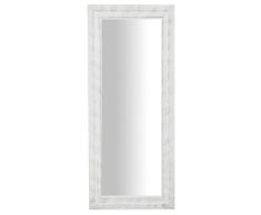 Biscottini Espejo Vintage de Pared 82,5 x 35 x 4,5 cm Made in Italy | Espejo de Pared Rectangular Blanco | Espejo de baÃ±o | Espejo de Pared