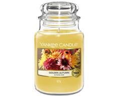 Yankee Candle Vela perfumada Otoño Otoño Grande Vela Tiempo de combustión: hasta 150 horas Regalo perfecto para mujeres 1720937E
