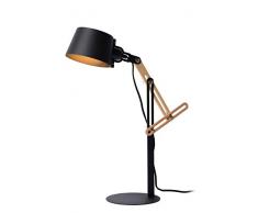 Lucide KREEN lámpara de escritorio, metal tejido, negro 40W 230V