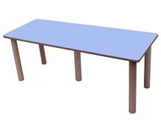 Mobeduc Mesa Infantil ala 150x45 cm (Talla 2), Haya, Haya y Azul Lavanda, 150 x 45 cm