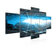 Imagen Grand Canyon paisaje Wandbild 200 x 100 cm Vlies - lienzo XXL formato Wandbilder salÃ³n vivienda Deko Kunstdrucke azul 5 piezas - Made in Germany - listo para colgar 603751b