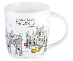 Legami Aphorism Taza Buongiorno, 9 x 9 x 8 cm