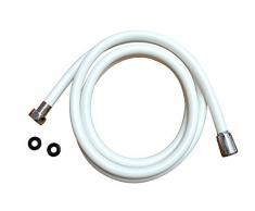 Ridder Barbados Manguera de Ducha Blanco 1,5Â m, Juego de 3