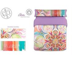 Lois Funda Nordica Ares Cama de 180 cm, Morado