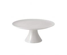 Villeroy & Boch 10-4153-2290 For pie, Plato de presentaciÃ³n para Tartas y Pasteles, Porcelana Premium, Apto para lavavajillas, Blanco