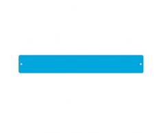 Trendform first4magnets Pequeño Pizarra magnética Rectangular/Strip c/w 6 imanes - Azul (350 x 50 mm), Color Plateado