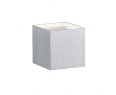 Trio Lighting Louis Aplique Integriert, 4 W, Aluminio cepillado, 10 x 10 x 10 cm