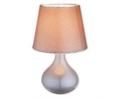 GLOBO Moderna LÃ¡mpara de Mesa cerÃ¡mica Gris 21651