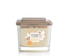 Yankee Candle Elevation Collection - Vela con tapa de plataforma, Leche de Arroz y Miel, Medium