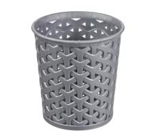 CURVER Papelera 00717-087-00 cesto Multiusos My Style - L, 1,5 L, Plata