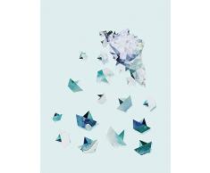 Komar Wandbild Von Mindset | Poster, Bild, Wohnzimmer, Schlafzimmer, Dekoration, Kunstdruck | ohne Rahmen | P091-30x40 fotomural, carbón