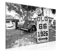 609855c - Cuadro decorativo para pared (200 x 80 cm, lienzo XXL, 5 piezas, fabricado en Alemania, listo para colgar), diseÃ±o de coche