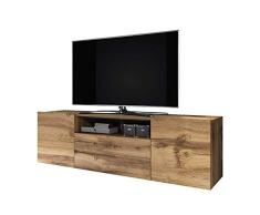 Selsey Bros - Mueble TV Minimalista/Mesa TV/Mueble para Salón/Mueble TV Moderno (sin LED, Roble Dorado)