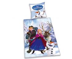 Herding 4679008050 Frozen Disney Brave Ropa de Cama, Funda de Almohada, 80 x 80 cm y Funda de edredón, 135 x 200 cm, Franela/Castor