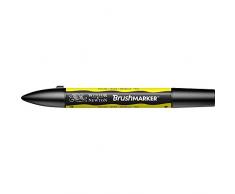Winsor & Newton Rotulador BrushMarker, Yellow (Y657), Amarillo