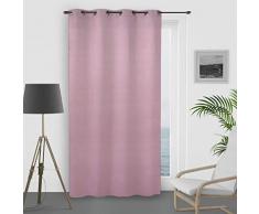 Soleil dOcre Eclipse - Cortina Opaca (poliéster, 140 x 250 cm), Color Rosa