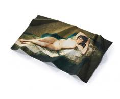 Musearta BT-FG-MD-V424232 - Toalla de Playa Unisex con diseÃ±o de La Maja Desnuda del Artista Francisco de Goya de algodÃ³n en el tamaÃ±o 108 x 180 cm