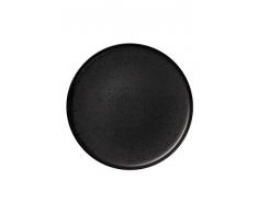 ASA Coppa 19160190 - Plato llano (porcelana, diÃ¡metro de 26,5 cm), color negro