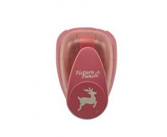 Vaessen Creative Perforadora de Papel, Reno, Talla XL, Para Proyectos DIY, Scrapbooking, Creación de Tarjetas y Más