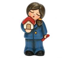 THUN, Bombonera para niÃ±os, Arquitecto con casita de cerÃ¡mica, Decorada a Mano, sÃ­mbolo de pasiÃ³n y dedicaciÃ³n, lÃ­nea bombonera, 3,7 x 3 x 7 cm