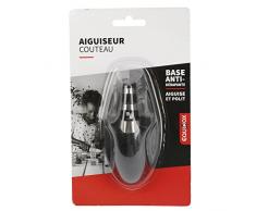 Equinox Afilador de Cuchillos, Acero Inoxidable, Gris, 11.5x19x4.5 cm