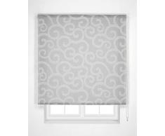 Estoralis Ornella Estor Enrollable Visillo Translucido, Gris, 130 x 250 cm